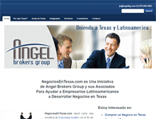 Tablet Screenshot of negociosentexas.com
